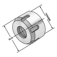 Clamping nut for sealing discs OZ 25 | 2-25