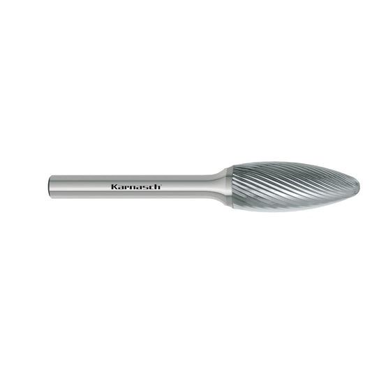 Tungsten carbide burr uncoated Flame/ HP-5 d1=3 / l2=6 / d2=3 / l1=38mm