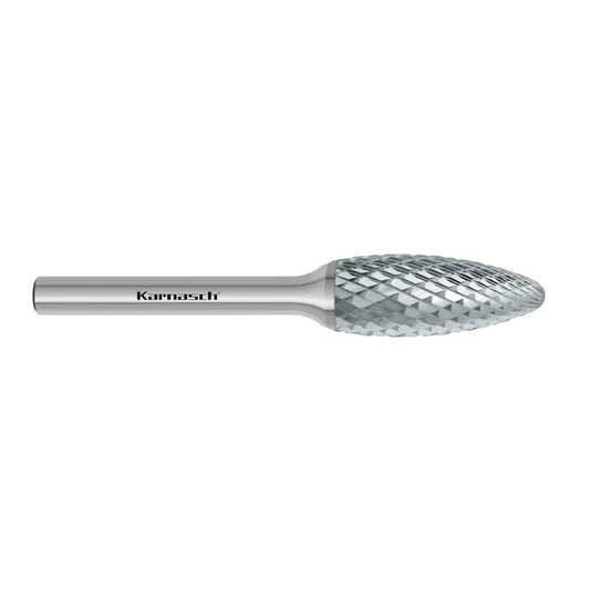 Tungsten carbide burr uncoated Flame HP-6 d1= 10,0 / l2= 20 / d2= 6 / l1= 65mm