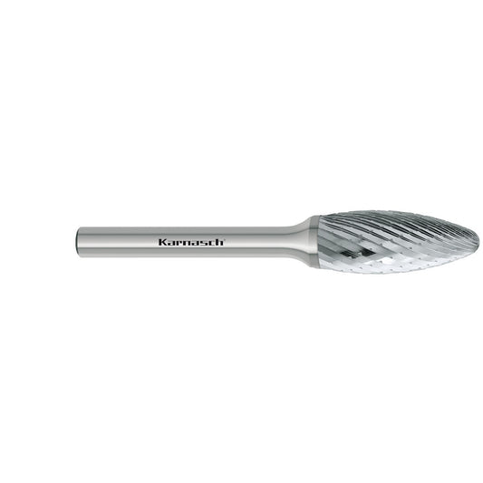 Tungsten carbide burr uncoated Flame/ HP-1 d1=3 / l2=6 / d2=3 / l1=38mm