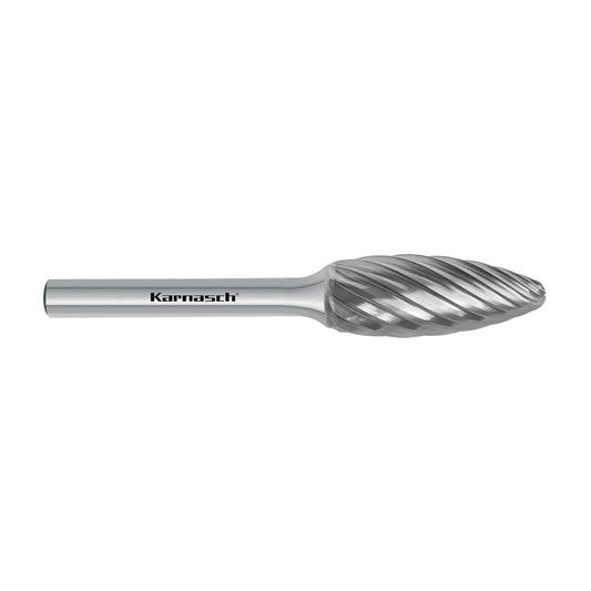 Tungsten carbide burr uncoated Flame/HP-9 d1= 8 / l2= 20 / d2= 6 / l1= 65mm