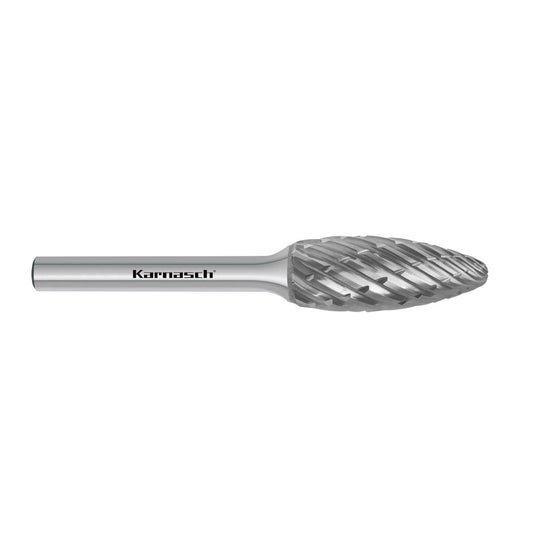 Tungsten carbide burr uncoated Flame/HP-8 d1= 8 / l2= 20 / d2= 6 / l1= 65mm
