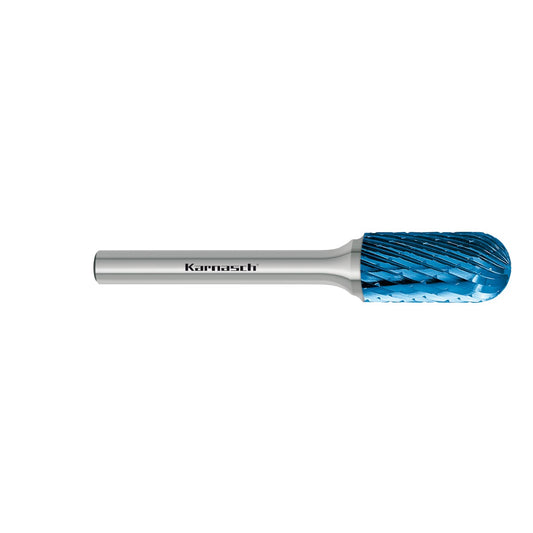 Tungsten carbide burr Blue-Tec coated WRC/ HP-1 d1=6 / l2=12,7 / d2=3 / l1=44mm