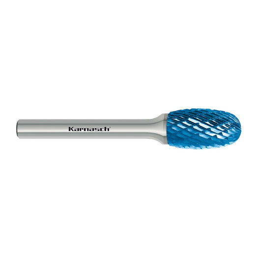 Tungsten carbide burr Blue-Tec coated TRE / HP-3 d1= 3,0 / l2= 6 / d2= 3 / l1= 38mm BESTSELLER