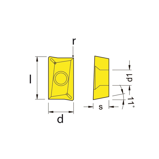Inserts APKT 1604 PDER-S P300