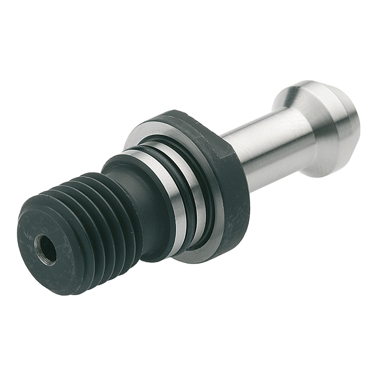 Pull studs ~ISO 7388-3 | Form JD | M12 | 60° | with drill through | without O-ring