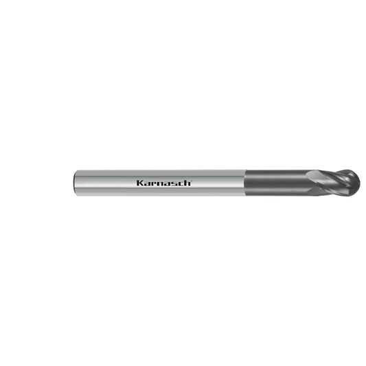 Solid carbide 3D end mill, Rockwell Cutter d= 10,0 / r=5,0 / L3= without / L1= 68 / Z=4 UFX 24