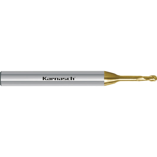 Solid carbide 3D ball nose end mill chromium-Cobalt, titanium  d= 3,0 / r= 1,50 / d2= 6,0 / L3= 14 / Z= 2 Tcx³