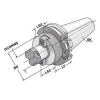 Shell mill holder SK 40 - 27 - 40