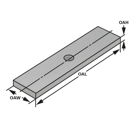Shim 20 x 5 x 84