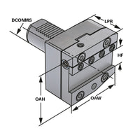 Parting-off toolholders left - form AL 40 - 32