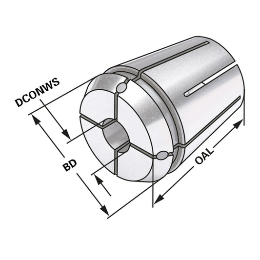 Tapping collets ER for IC ER16 | 426GA | < 15µm | 4 x 3