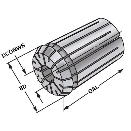 OZ-Precision collet OZ25 | 462EP | < 5µm | Ø 5 - 4,5