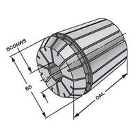 ER-Collet ER40 | 472E | < 15µm | Ø 7 - 6