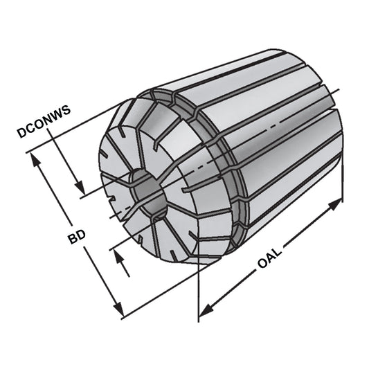 ER-Collet ER40 | 472E | < 15µm | Ø 16 - 15