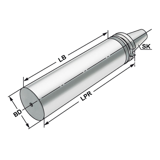 Boring bar blank BT 50 - 97 - 315