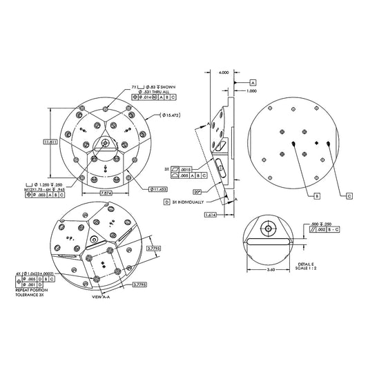 Integrated RockLock Pyramid (96mm) RL96A-P320