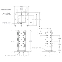 4-face Tombstone 96mm - RockLock