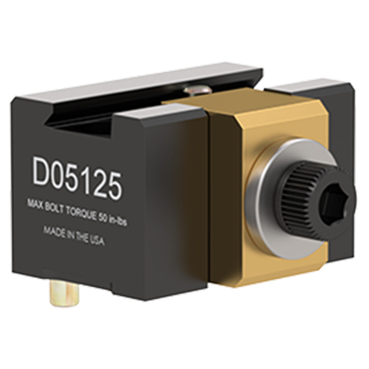 Dovetail clamping device - inch 1/2" x 1.25"
