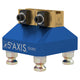 Dovetail clamping device - metric 2 x DM12 - 75mm x 75mm x 51mm