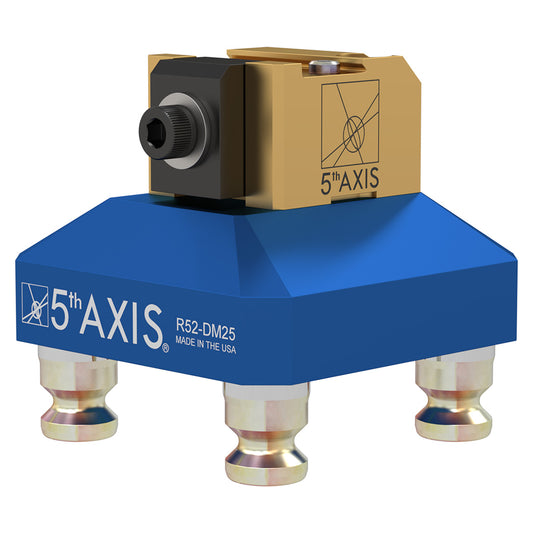 Dovetail clamping device - metric DM25 - 75mm x 75mm x 55mm