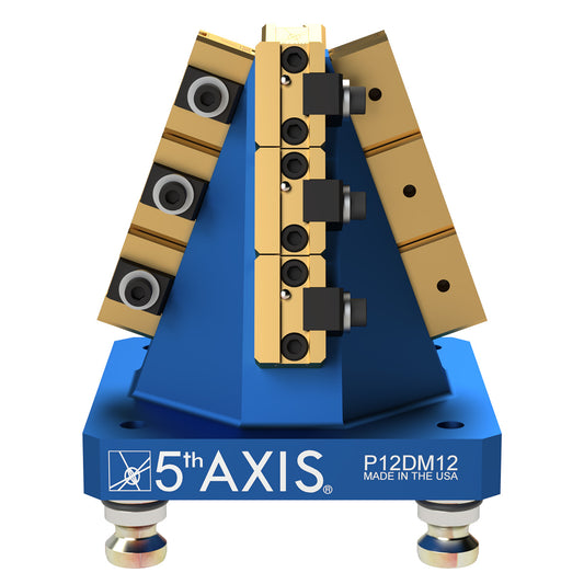 Dovetail clamping device - Pyramid 12 x DM12 - 126mm x 126mm x 133mm