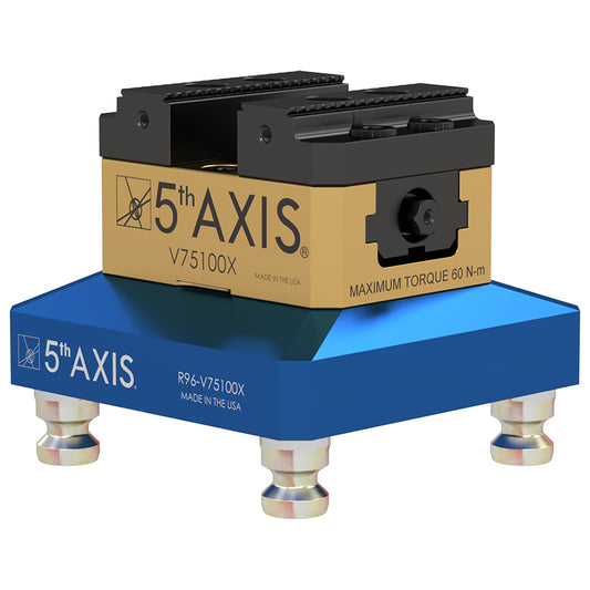 Self-Centering Vise - Set V75100X 125mm x 126mm x 88mm