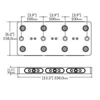 Zero-Point Multi Plate - 96mm - RockLock 158mm x 338mm x 30mm