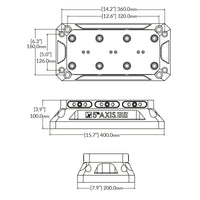 Multi-Riser - 96mm - RockLock 400mm x 200mm x 100mm