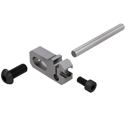Adjustable work stop  for 5th Axis vises