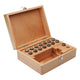 Precision collet sets 428EP (ER20; 12 parts) in wooden box DIN 6499 (ISO 15488)