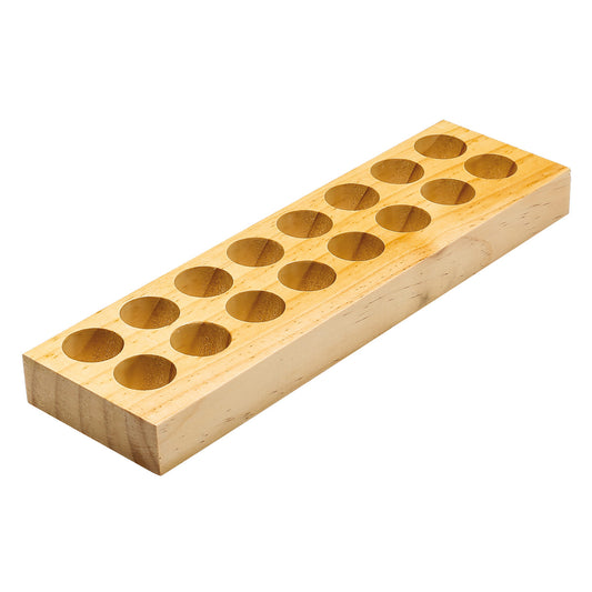 Wooden sockets, empty size 16 (496EK) 16 holes