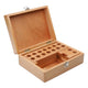 Wooden boxes, empty - 12 holes Ø 32 mm 