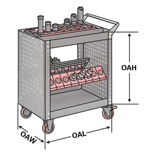 Tool Trolley | SK40 | BT40 32 Einsätze