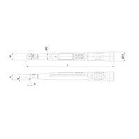 Digital torque spanner 3/8" 10 - 100 Nm
