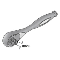 Reversible ratchet, 1/2 inch with ejector