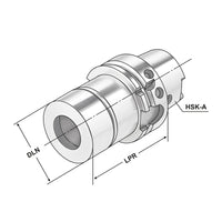 ER-Precision collet chuck HSK 100 - 2/20 - 100 | ER 32