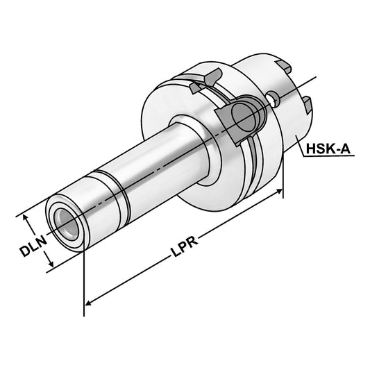 KPS-Collet chuck HSK 63 - 1/10 - 100 | KPS 10