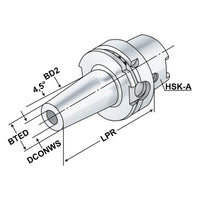 Shrink chuck 4,5° HSK 63 - 06 - 160