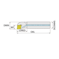 HSS boring bar AH0608H.SCLC.R06