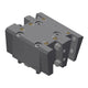 Toolholder with square-multi-receptacle 