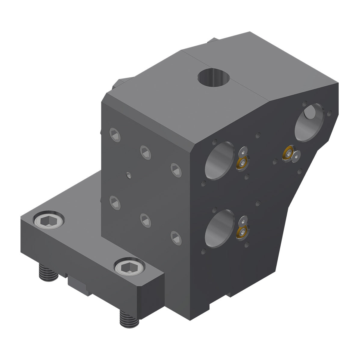 Cylindrical shank receptacle 