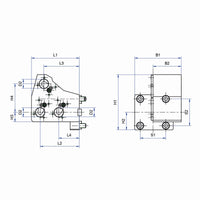 Cylindrical shank receptacle 