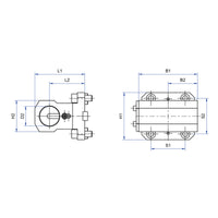 Cylindrical shank receptacle 