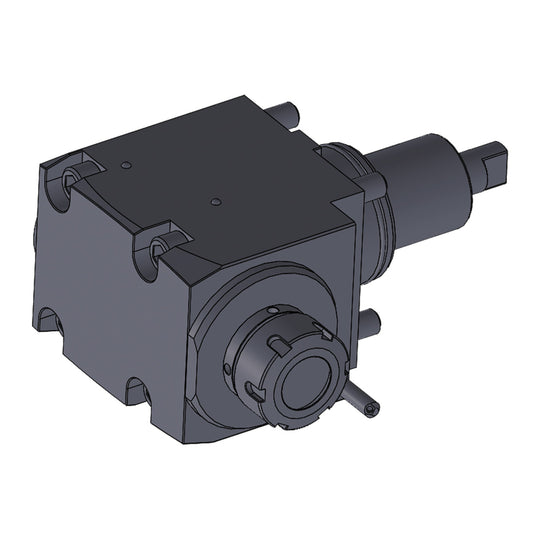Radial drilling and milling head 