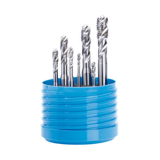 HSS-E spiral flute taps set M3 / M4 / M5 / M6 / M8 / M10 / M12
