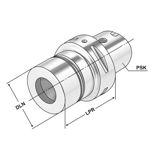 ER-Precision collet chuck PSK 50 - 2/20 - 70 | ER 32