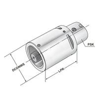 Adapter sleeve for ISO 26623 (PSK) PSK 63 - PSK 63 - 100
