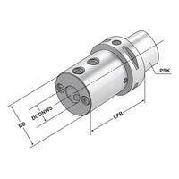Boring bar holder | E2 PSK 63 - 16 - 80