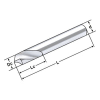 Solid carbide NC spot drill 6mm 120° 